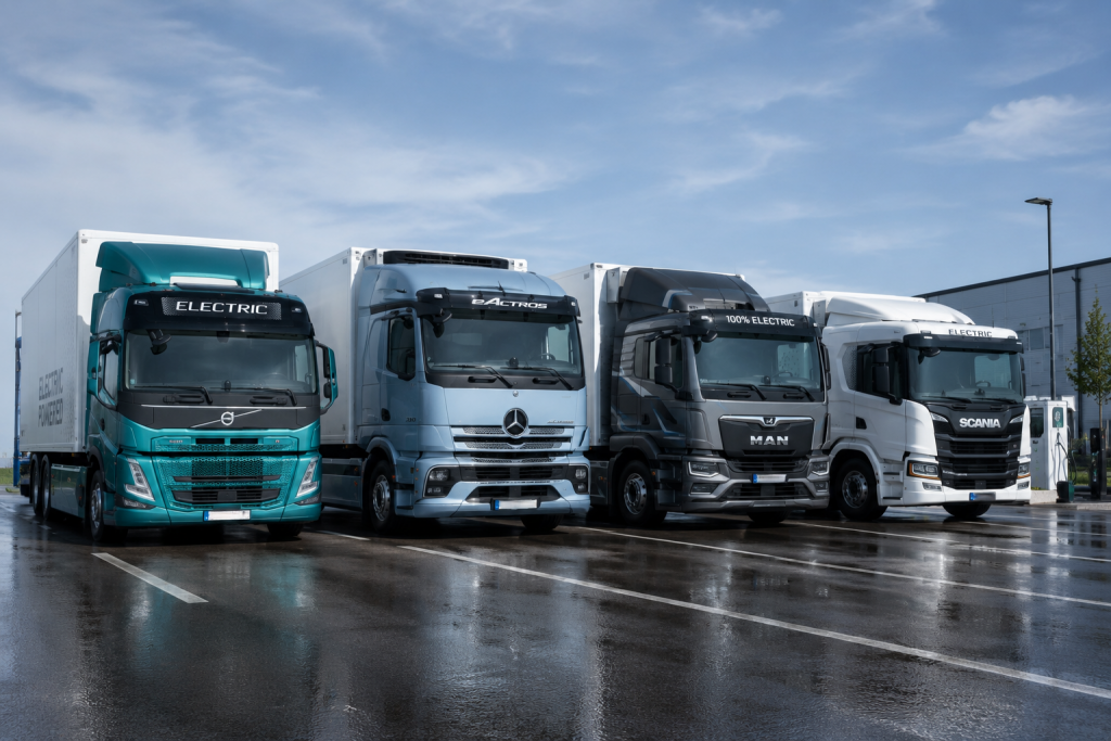 LKW-E-Ladeinfrastruktur Förderung